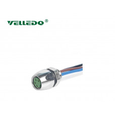 Монтажный разъем VELLEDQ FLQ-M8-F04(М8)-0.3